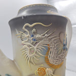 Black Dragonware Tea Coffee Pot Carafe Lid Japanese Moriage Gold Hand Painted