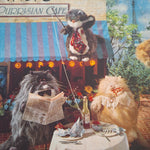 Springbok Hallmark Cats Puzzle Purrrsonality Purrisian Cafe Funny Vintage 1000