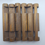 Lincoln Logs Replacement Wooden 6 Piece 4.5 Inch Building Construction 2 Notch