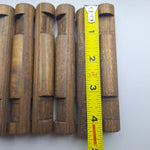 Lincoln Logs Replacement Wooden 6 Piece 4.5 Inch Building Construction 2 Notch