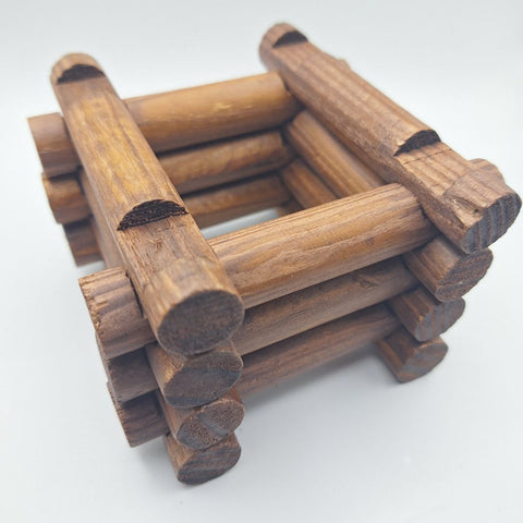 Lincoln Logs Replacement Wooden 14 Piece 4.5 Inch Building Construction 2 Notch