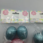 Glitter Fillable Easter Eggs Hunt Spring Bright Sparkly Shiny New Pink Gold 32