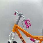 Barbie Mountain Bike Orange Pink Outdoors Helmet Sunglasses Pedals Riding