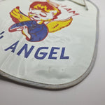 Baby Bib Lil Devil Angel Soo Michigan Upper Peninsula Sault Yooper Cartoon Vintage