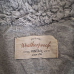 Weatherproof Vintage Pullover Sherpa Fluffy Warm Womens Large Gray Pockets