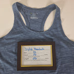 Tek Gear Drytek Racerback Tank Top Womens XL Heathered Blue Fitness Exercise Run