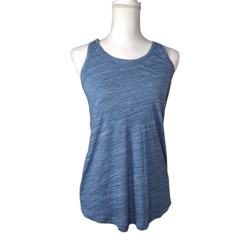 Tek Gear Drytek Racerback Tank Top Womens XL Heathered Blue Fitness Exercise Run