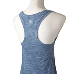 Tek Gear Drytek Racerback Tank Top Womens XL Heathered Blue Fitness Exercise Run