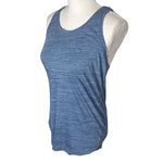 Tek Gear Drytek Racerback Tank Top Womens XL Heathered Blue Fitness Exercise Run