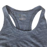 Tek Gear Drytek Racerback Tank Top Womens XL Heathered Blue Fitness Exercise Run