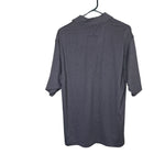 Pebble Beach Collared Shirt Performace Mens Medium Golf Gray Summer Short Sleeve