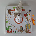 My First Memories Baby Journal Book Plush Bear Keepsake Newborn Toddler 3 Years