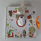 My First Memories Baby Journal Book Plush Bear Keepsake Newborn Toddler 3 Years
