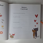 My First Memories Baby Journal Book Plush Bear Keepsake Newborn Toddler 3 Years