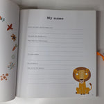 My First Memories Baby Journal Book Plush Bear Keepsake Newborn Toddler 3 Years
