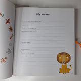 My First Memories Baby Journal Book Plush Bear Keepsake Newborn Toddler 3 Years