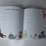 My First Memories Baby Journal Book Plush Bear Keepsake Newborn Toddler 3 Years