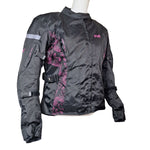 HWK Air Vent Motorsports Jacket Women Large Padded Removable Lining Cycle Bike