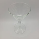 Libbey Cocktail Glass Set 2 Ounces Geometric Lonh Stem Clear Pair