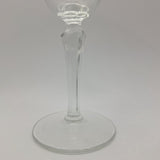 Libbey Cocktail Glass Set 2 Ounces Geometric Lonh Stem Clear Pair