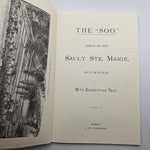 The Soo Book C S Osborn 1983 Reprint Sault Sainte Marie History Locks Michigan Map