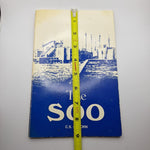 The Soo Book C S Osborn 1983 Reprint Sault Sainte Marie History Locks Michigan Map