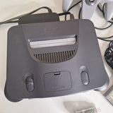 Nintendo 64 Console Controller Black Gray Cord Extender Tilt Pak Memory Card