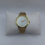 MSPCI Sparkly Gold Watch Working Adjustable Classic Shiny Glitter Band