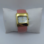 Finesse Watches Set 3 Blue Pink Quartz Stainless Cuff