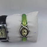 Lot 6 Watches Quartz Cuff Narmi Avon Da Vanci Orange Green Black Chip