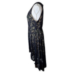 Fashion To Figure Lace Dress black Womans Plus 1X High Low Skirt Sleeveless