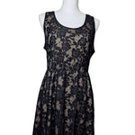 Fashion To Figure Lace Dress black Womans Plus 1X High Low Skirt Sleeveless