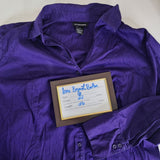 Lane Bryant Button Up Down Purple Collared Long Sleeve Womens Plus Size 18 Shirt