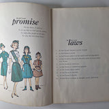 Cadette Girl Scout Handbook 1965 America Badges Mission Vintage