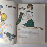 Cadette Girl Scout Handbook 1965 America Badges Mission Vintage