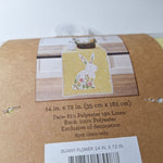 Easter Bunny Table runner Holiday Decorate Yellow Rabbit 14 x 72 Inches