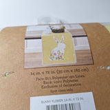 Easter Bunny Table runner Holiday Decorate Yellow Rabbit 14 x 72 Inches