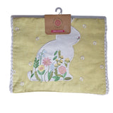 Easter Bunny Table runner Holiday Decorate Yellow Rabbit 14 x 72 Inches