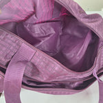 Purple Duffel Bag Carry Straps Lightweight 18 Inches Wide