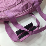 Purple Duffel Bag Carry Straps Lightweight 18 Inches Wide