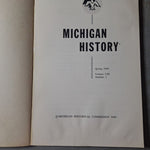 Michigan History Spring 1969 Book Historical Commission Department of State Pink