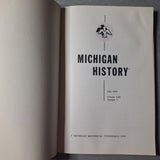 Michigan History Fall 1969 Book Historical Commission Department of State Green