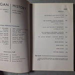 Michigan History Fall 1969 Book Historical Commission Department of State Green