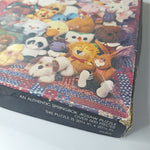 Springbok Cuddly Companions Puzzle Vintage Stuffed Animals Plush Large 500 Piece