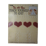 Teach Yourself To Knit Evie Rosen Complete Easy Follow Illustrated Steps 1992 Book