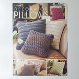 Leisure Arts Decorator Pillows Crochet Booklet Anne Halliday Diamond Herringbone