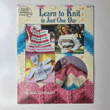 Learn To Knit Just One Day Easy Beginner Start School Needlework Guide Creative