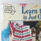 Learn To Knit Just One Day Easy Beginner Start School Needlework Guide Creative