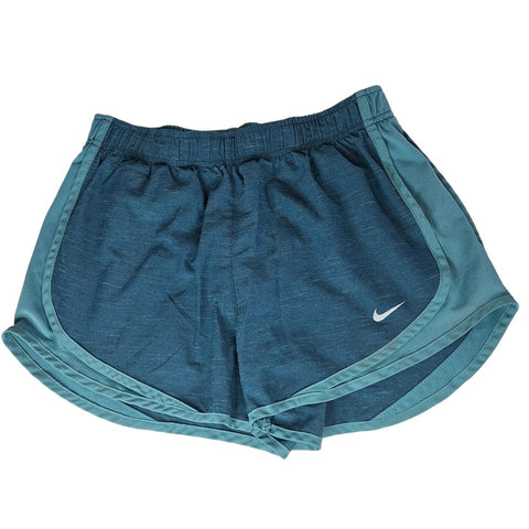 Nike Dri Fit Shorts Green Athletic Womens Size Small Mesh Drawstring