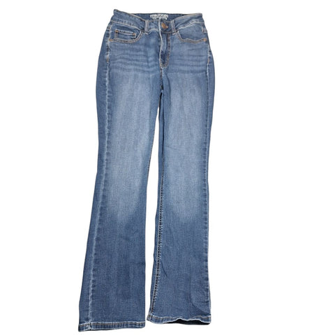 Maurices High Rise Curvy Blue Jeans Denim Pants Womens 2 Short Petite